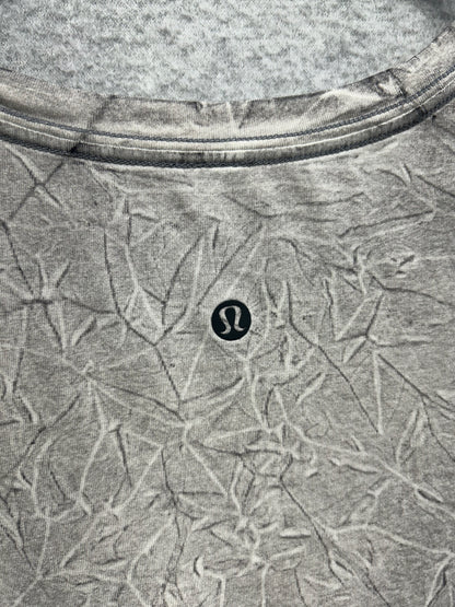 Lululemon Love Crew T-Shirt Size 6  Summit Wash Graphite Grey