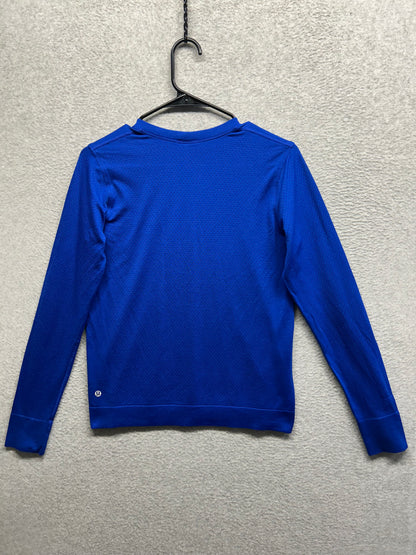 Lululemon Breeze By Long Sleeve II Size 6 Blue