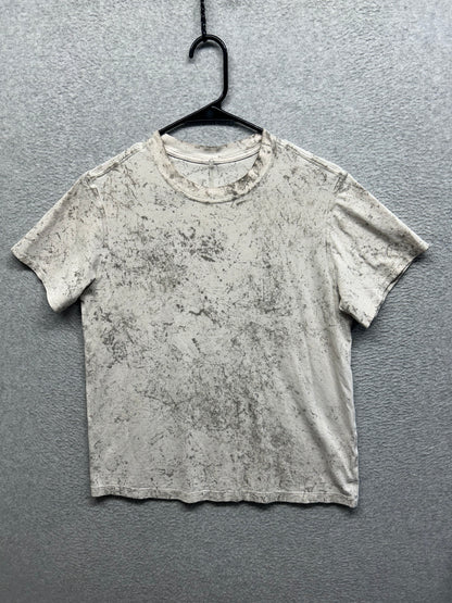 Lululemon Love Crew T-Shirt Size 6 Cirrus Wash White Opal Raw Linen Rover