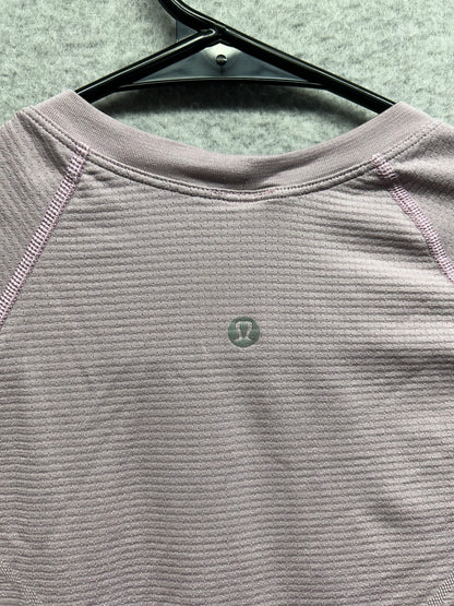 Lululemon Swiftly Tech Cropped Long-Sleeve Shirt 2.0 Size 6 Pink