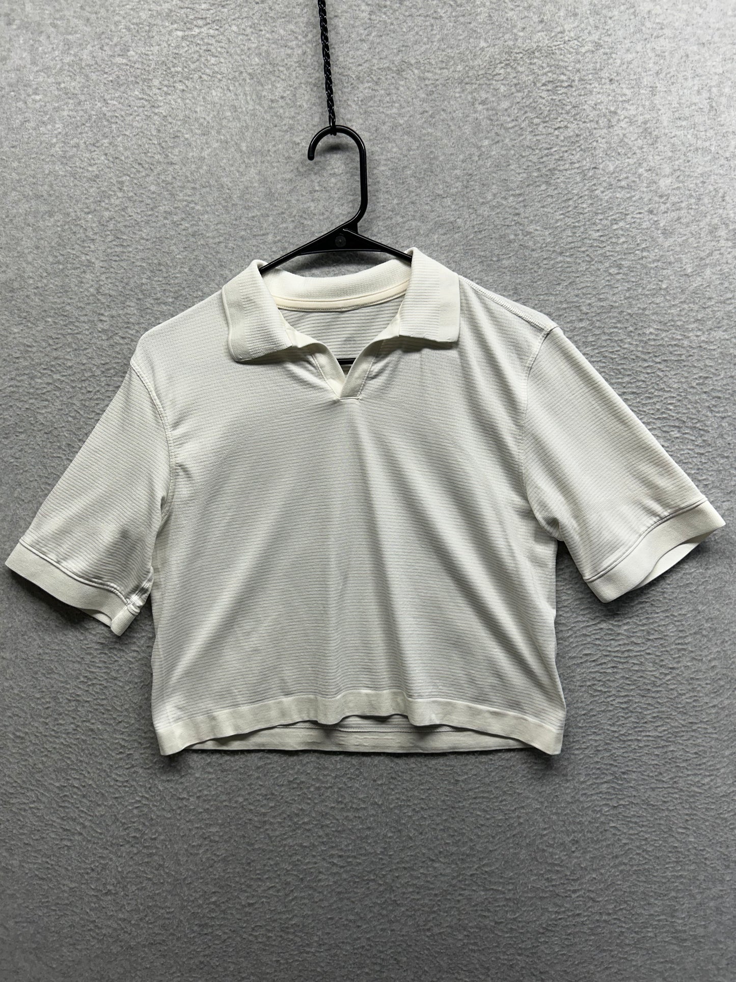 Lululemon Swiftly Tech Relaxed-Fit Polo Shirt Size 6 White