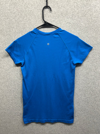 Lululemon Swiftly Tech Short Sleeve Shirt 2.0 Size 8 Blazer Blue Tone