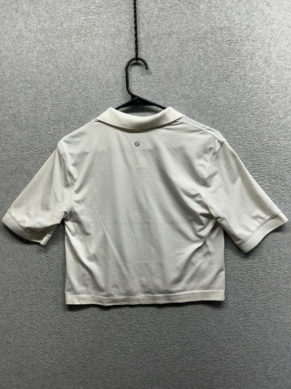 Lululemon Swiftly Tech Relaxed-Fit Polo Shirt Size 6 White