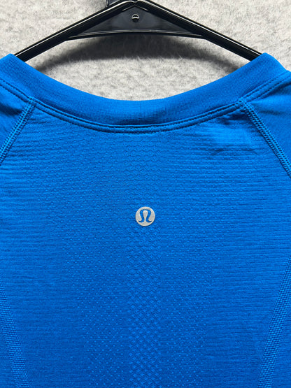 Lululemon Swiftly Tech Short Sleeve Shirt 2.0 Size 8 Blazer Blue Tone