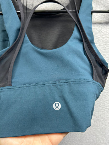 Lululemon Double Tap Bra II Size 8 Submarine | Black