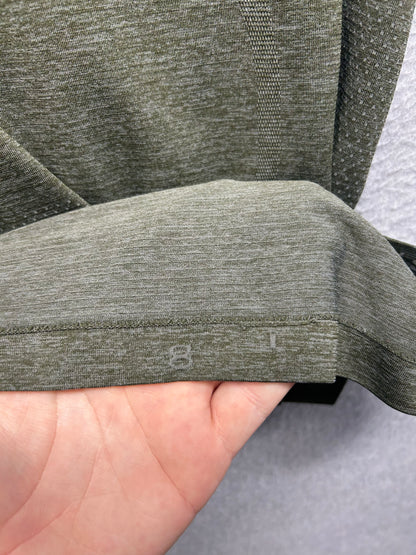 Lululemon Swiftly Tech Short Sleeve Crew Size 8 Dark Olive