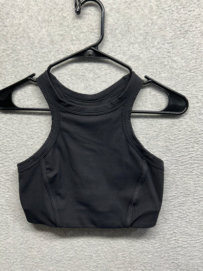 Lululemon Ribbed Nulu High-Neck Yoga Bra Size 8 Black