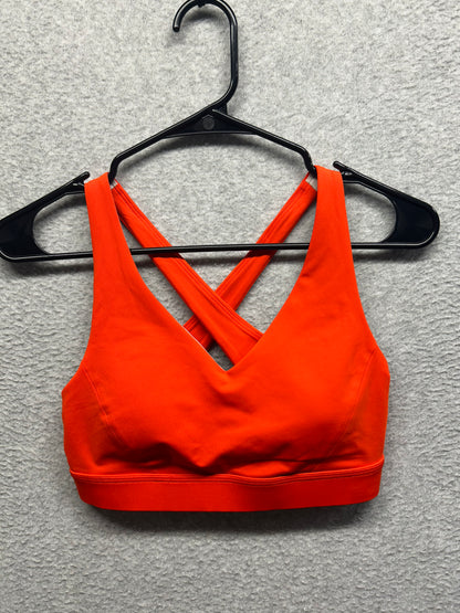 Lululemon Envital Bra Medium Support B/C Cup Size 6 Solar Orange