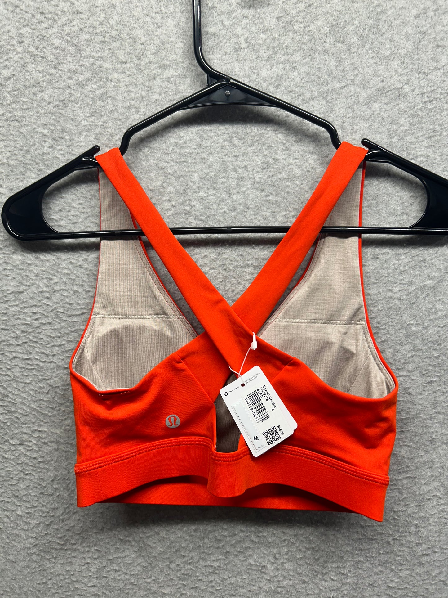 Lululemon Envital Bra Medium Support B/C Cup Size 6 Solar Orange