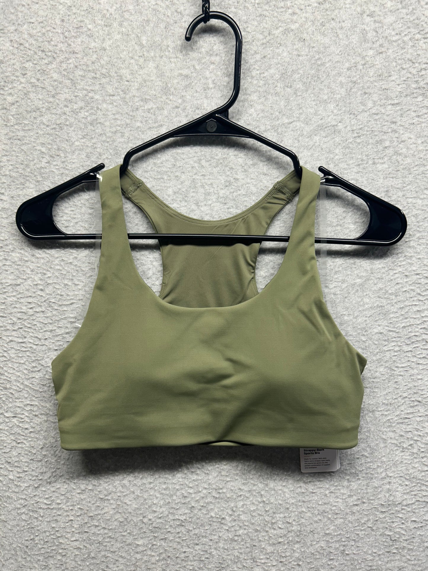 Lululemon Nulux Strappy-Back Sports Bra B/C Cup Size XS Bay Leaf