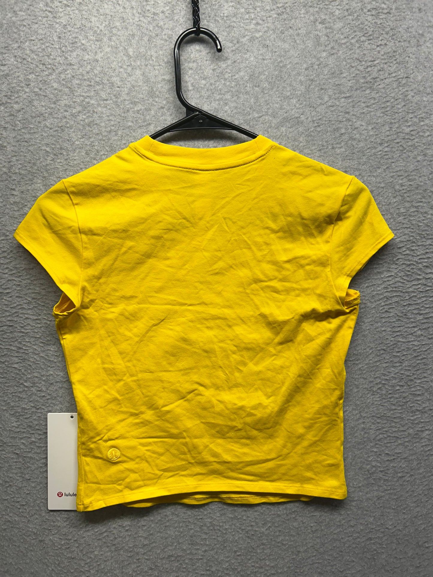 Lululemon Organic Cotton Baby Tee Size S Maize Yellow