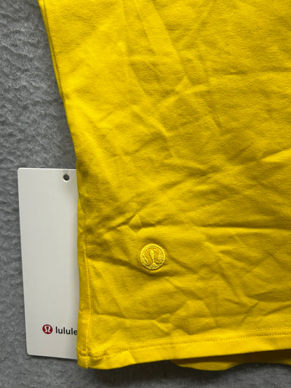 Lululemon Organic Cotton Baby Tee Size S Maize Yellow