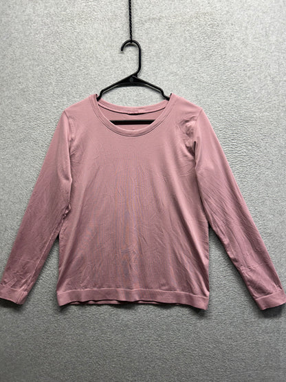 Lululemon Swiftly Relaxed Long-Sleeve Shirt Hip Length Size 8 Pink Haze