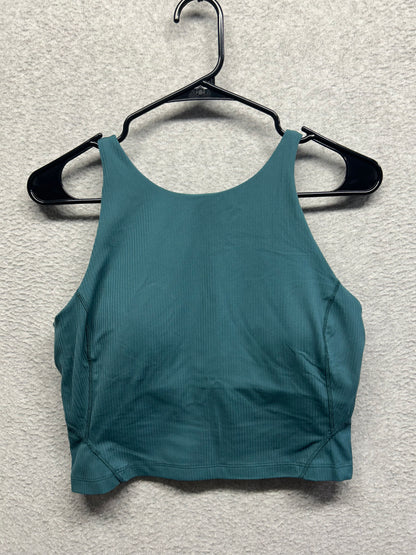 Lululemon Align Ribbed High-Neck Tank Top Size 10 Green Jasper