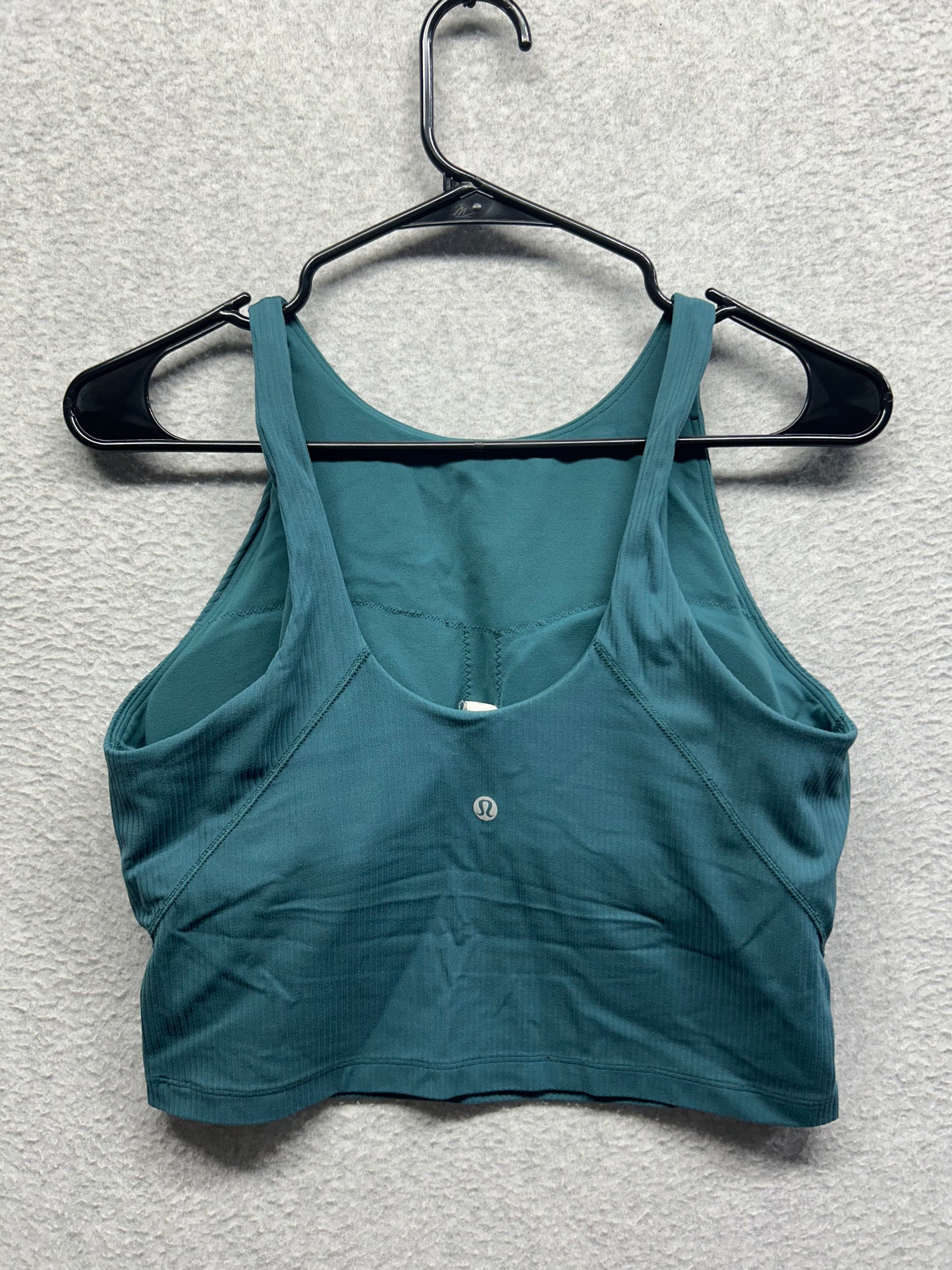 Lululemon Align Ribbed High-Neck Tank Top Size 10 Green Jasper