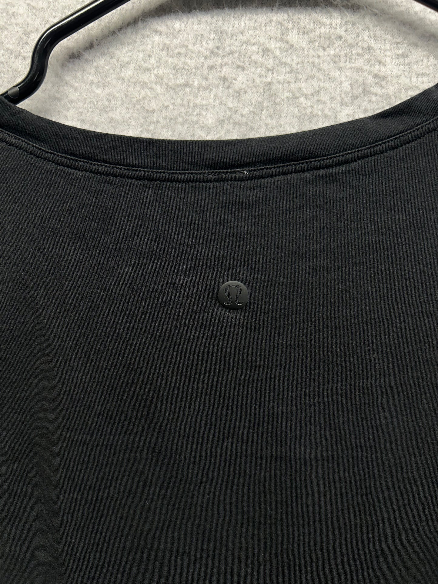 Lululemon Oversized Crop Cotton Short Sleeve Size 10 Black