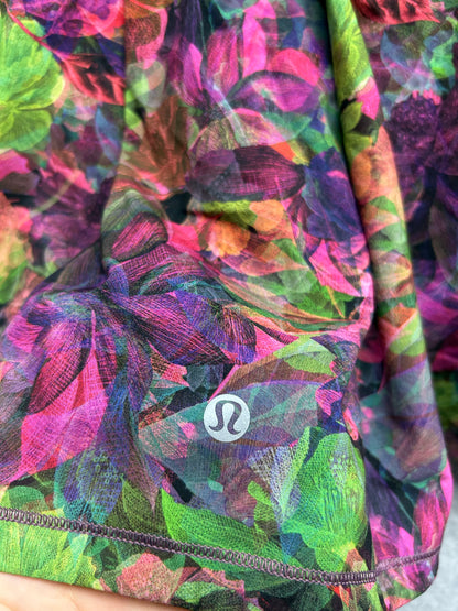 Lululemon Pace Rival Mid-Rise Skirt Size 10 Vivid Floral Tone Multi