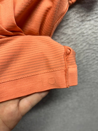 Lululemon Swiftly Tech Cropped Short-Sleeve Shirt 2.0 Size 10 Orange