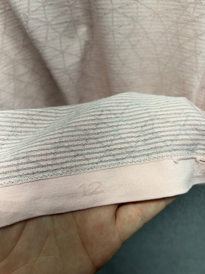Lululemon Swiftly Tech Short Sleeve Crew Size 12 Marbled Dusty Pink