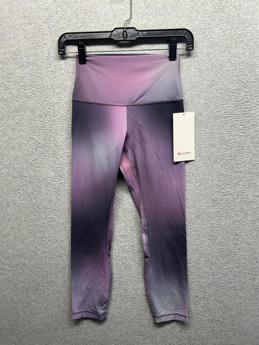 Lululemon Align High-Rise Crop 23" Size 4 Aurora Haze Purple Multi