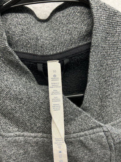 Lululemon Back To It Wrap Size 10 Heathered Speckled Black