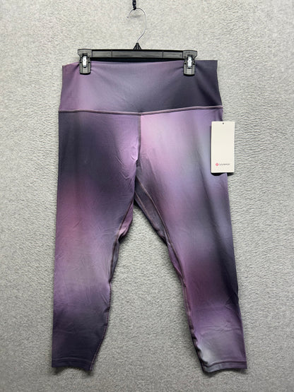 Lululemon Align High-Rise Pant 25" Size 14 Aurora Haze Purple Multi