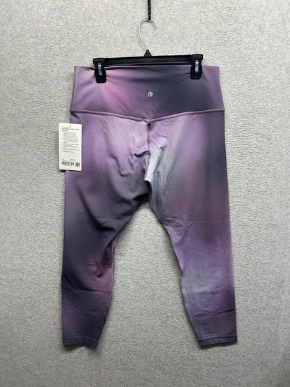 Lululemon Align High-Rise Pant 25" Size 14 Aurora Haze Purple Multi
