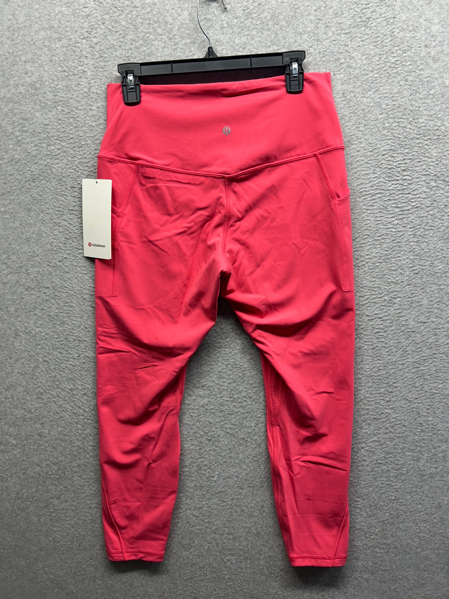 Lululemon Align High-Rise Pant with Pockets 25" Size 12 Glaze Pink (Square Dot)