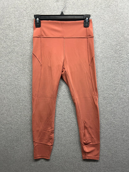 Lululemon In Movement Tight 25" Everlux Size 6 Rustic Coral