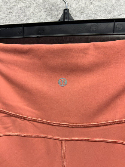 Lululemon In Movement Tight 25" Everlux Size 6 Rustic Coral