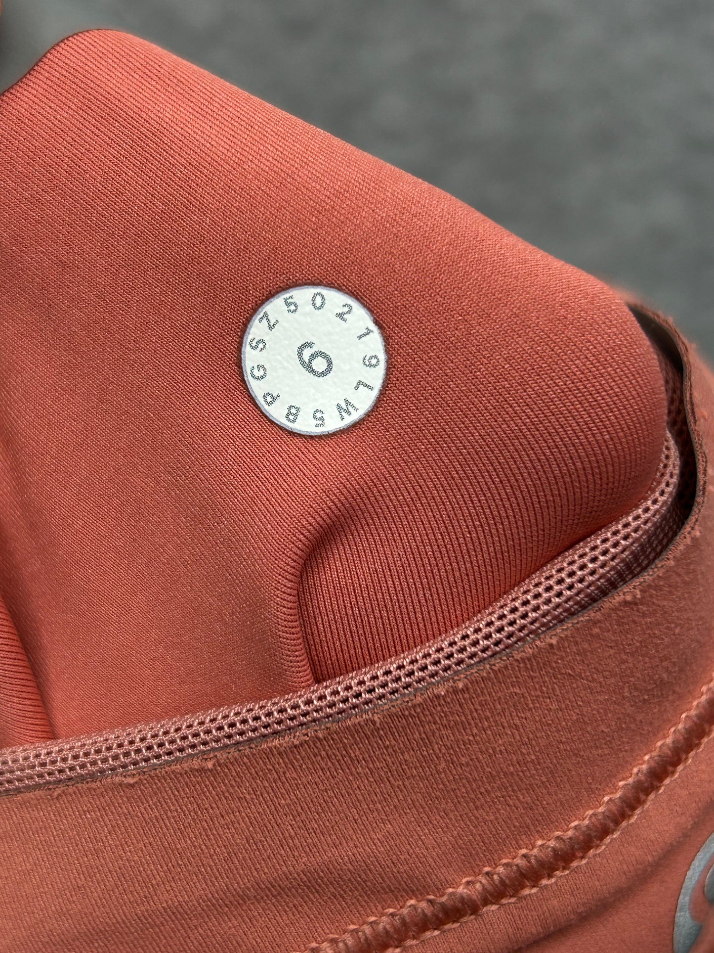 Lululemon In Movement Tight 25" Everlux Size 6 Rustic Coral