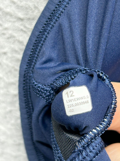 Lululemon Wunder Train U-Neck Strappy Ribbed Tank Top Size 12 (Square) Club Blue