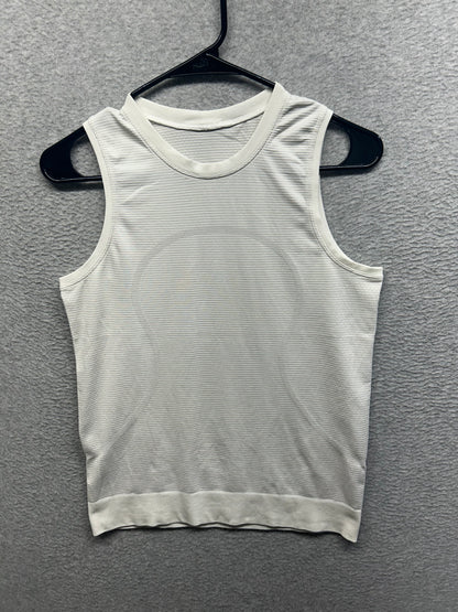 Lululemon Swiftly Relaxed Muscle Tank Top Size 4 Light Ivory