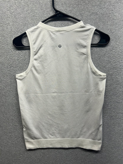 Lululemon Swiftly Relaxed Muscle Tank Top Size 4 Light Ivory