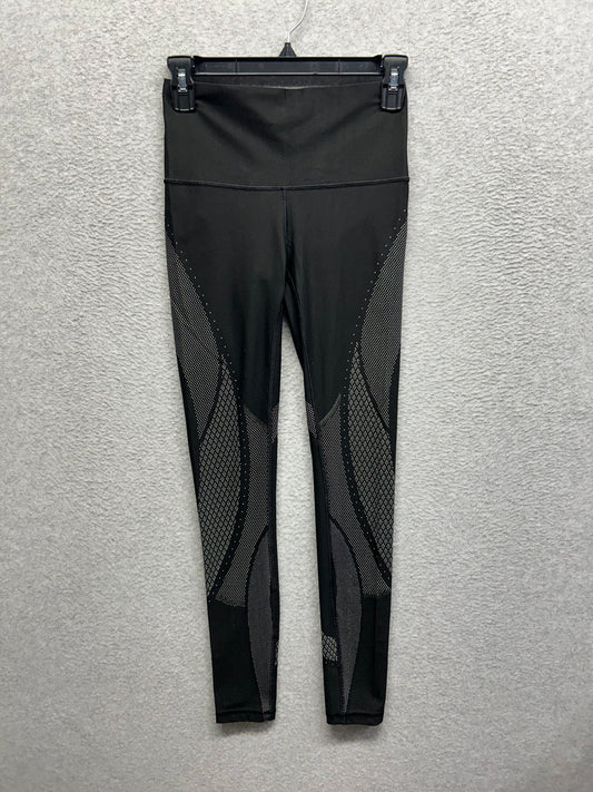 Lululemon Mapped Out High-Rise Tight 28" Size 6 Black / Florid Flash