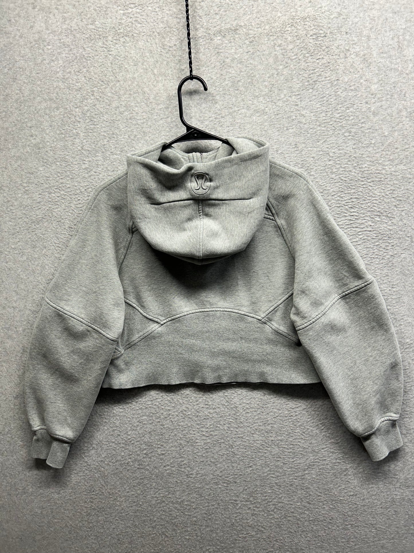 Lululemon Scuba Oversized Half-Zip Hoodie Size XS/S Heathered Core Medium Grey
