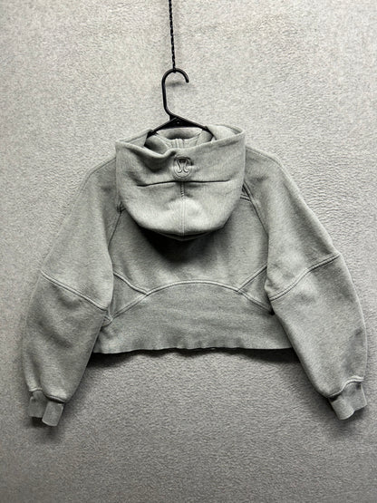 Lululemon Scuba Oversized Half-Zip Hoodie Size XS/S Heathered Core Medium Grey