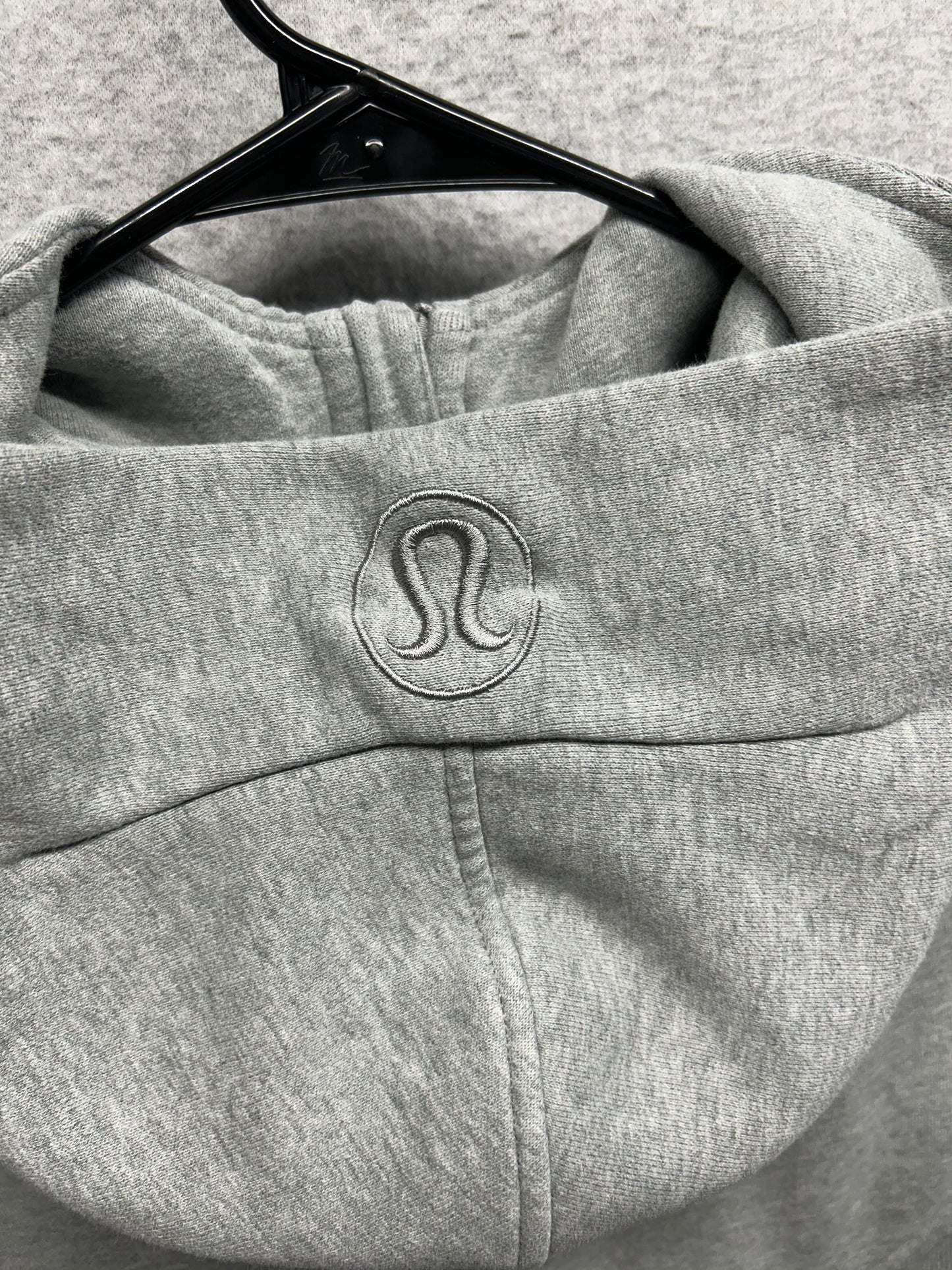 Lululemon Scuba Oversized Half-Zip Hoodie Size XS/S Heathered Core Medium Grey