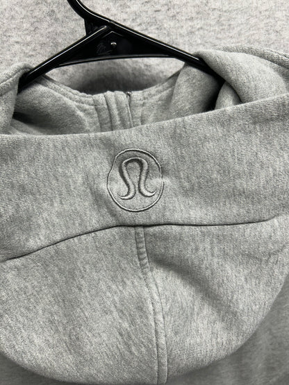 Lululemon Scuba Oversized Half-Zip Hoodie Size XS/S Heathered Core Medium Grey