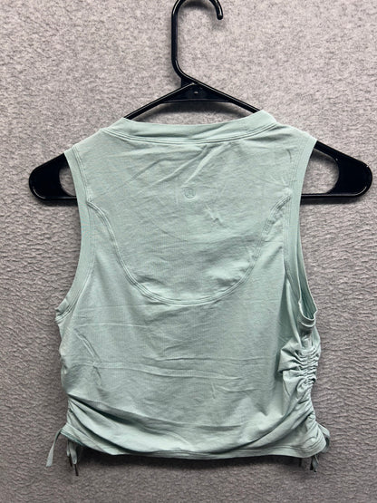 Lululemon Cinch it Up Tank Top Size 4 Hazy Jade
