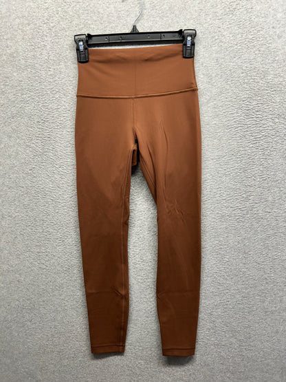 Lululemon Wunder Train High-Rise Tight 25" Size 4 Roasted Brown