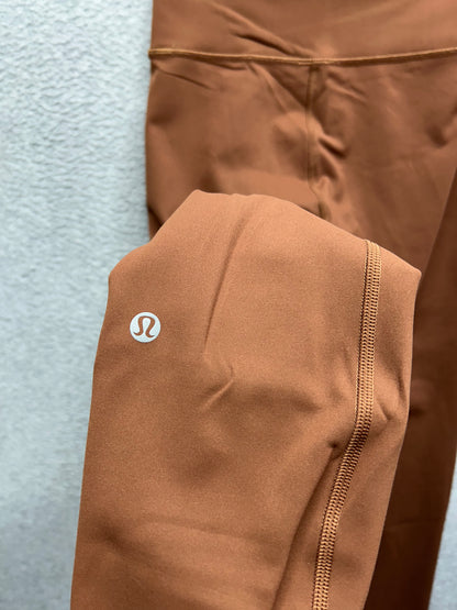 Lululemon Wunder Train High-Rise Tight 25" Size 4 Roasted Brown
