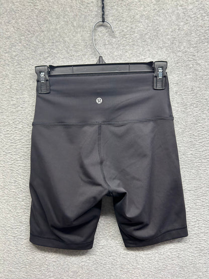 Lululemon Wunder Train High Rise Short 8" Size 6 Black