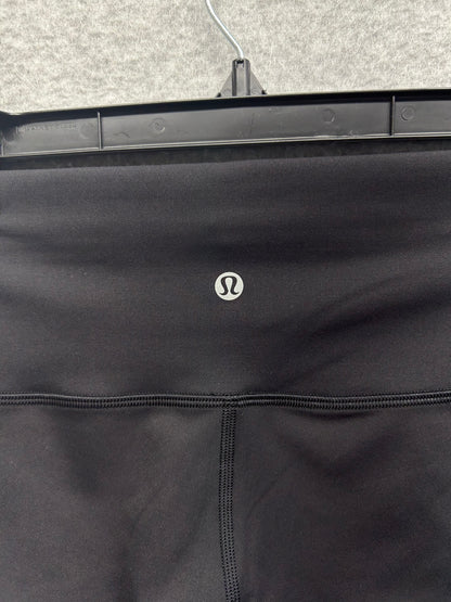 Lululemon Wunder Train High Rise Short 8" Size 6 Black