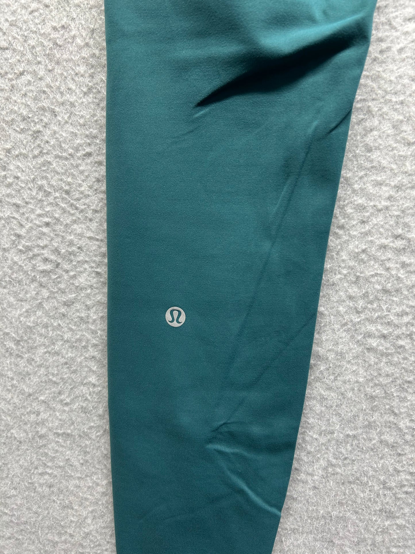 Lululemon Wunder Train High-Rise Tight 28" Size 6 Storm Teal (Square Dot)