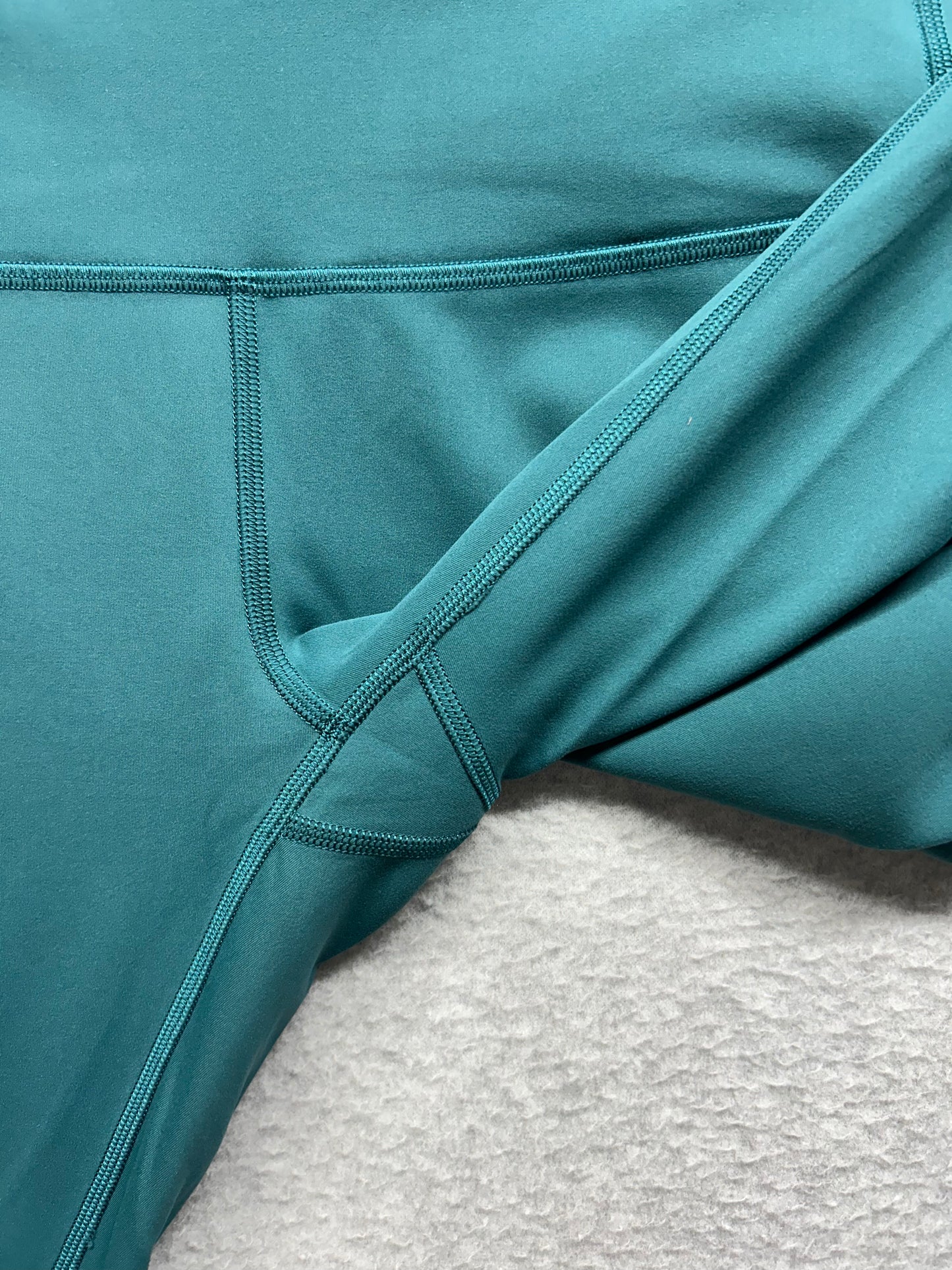 Lululemon Wunder Train High-Rise Tight 28" Size 6 Storm Teal (Square Dot)