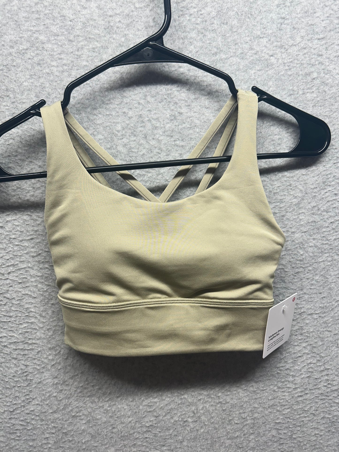 Lululemon Energy Longline Bra Evolve Size 2 Compass Khaki