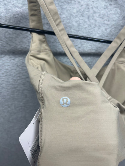 Lululemon Energy Longline Bra Evolve Size XXS Sheer Oak