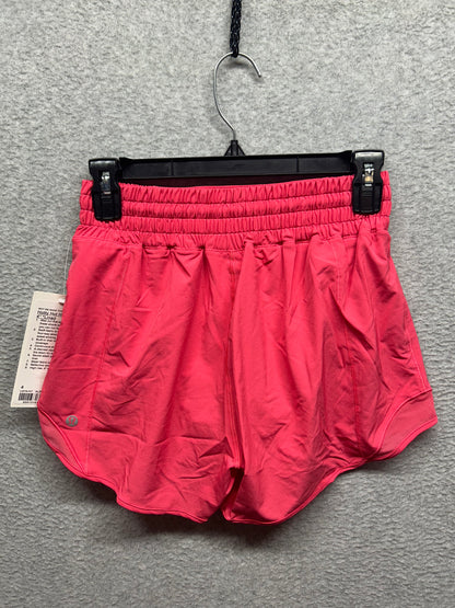Lululemon Hotty Hot High-Rise Lined Short 4" Size 4 Glaze Pink
