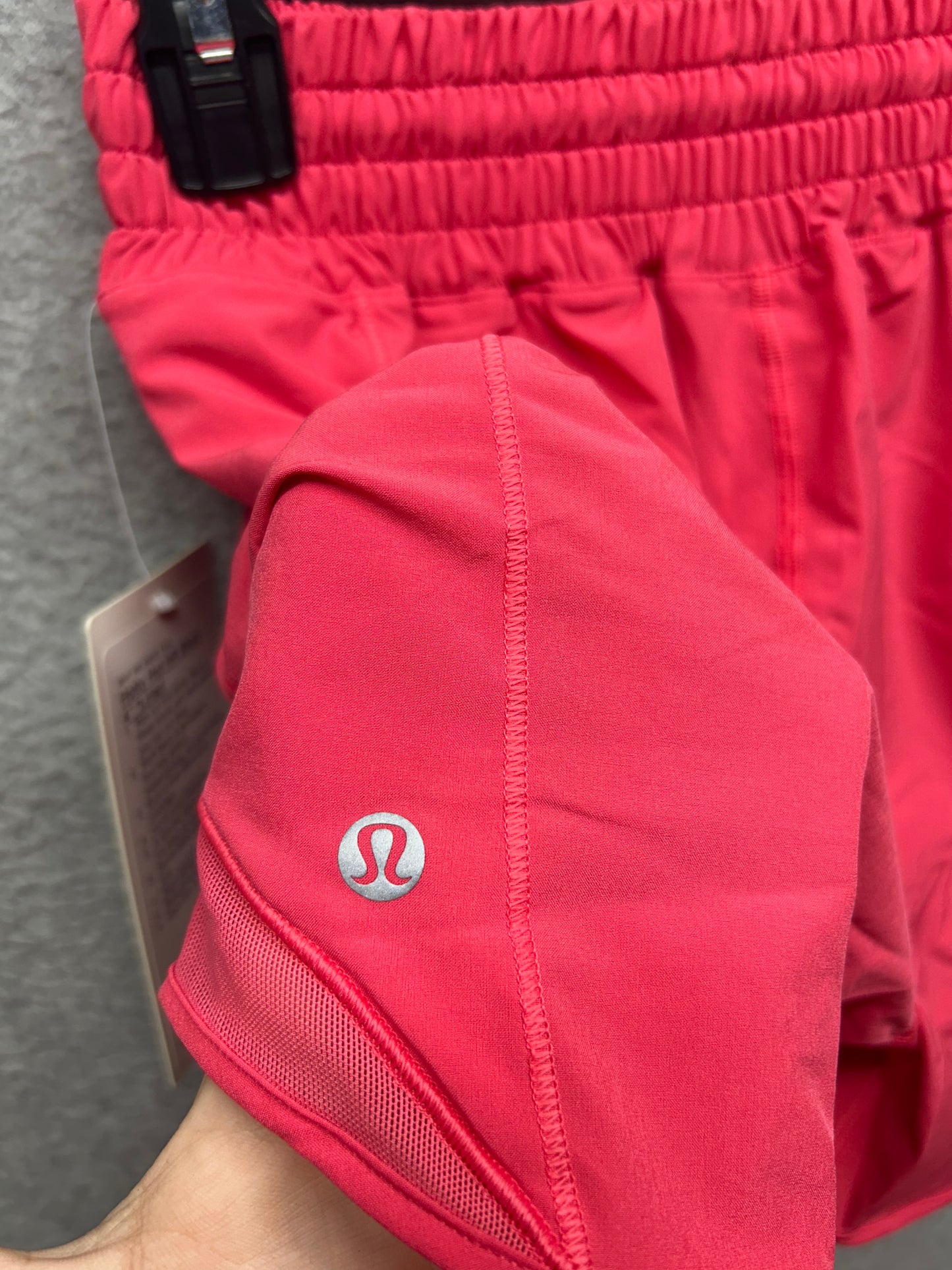 Lululemon Hotty Hot High-Rise Lined Short 4" Size 4 Glaze Pink